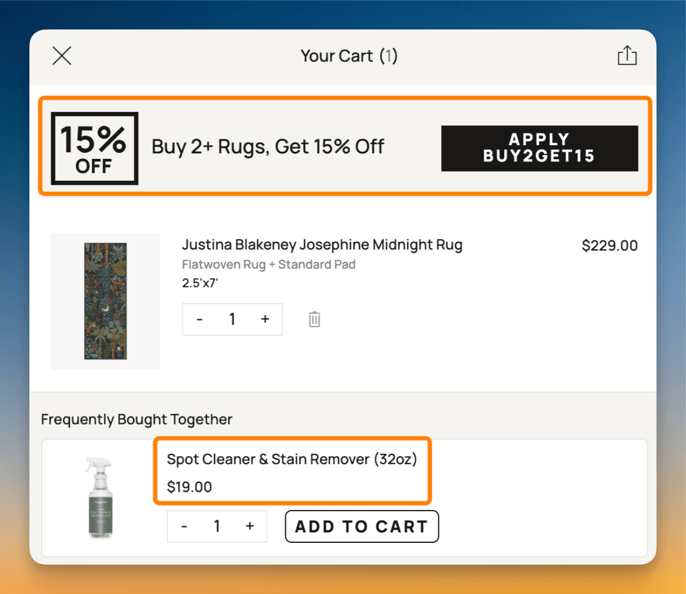 cross selling post purchase