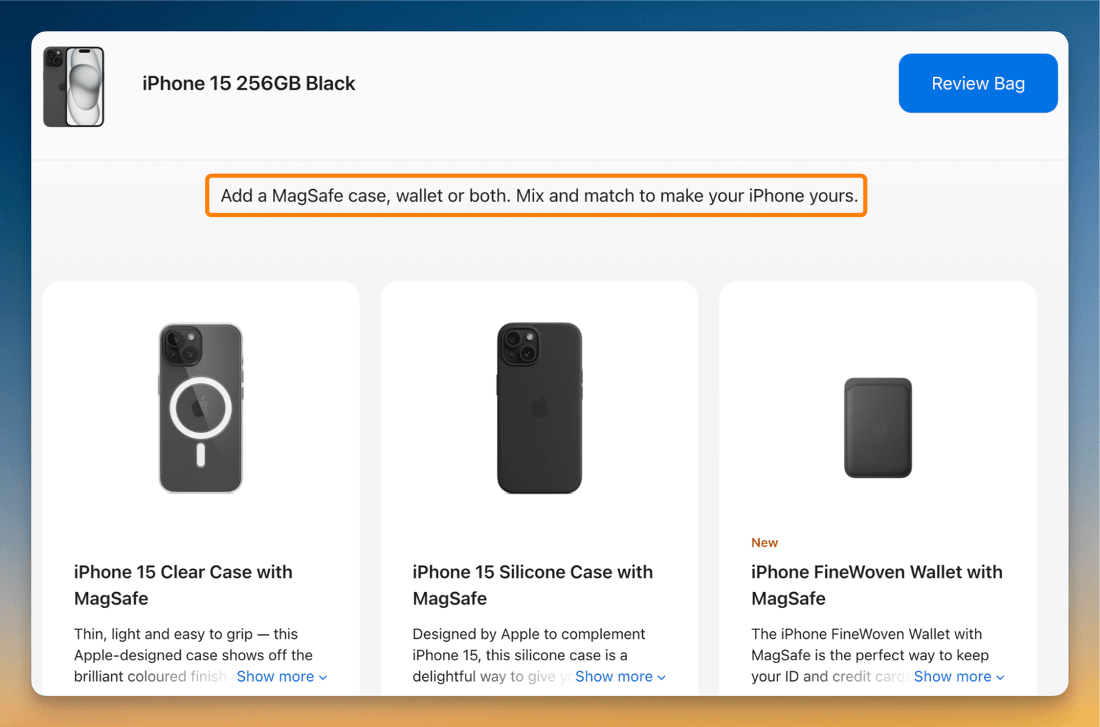 cross-selling product bundling