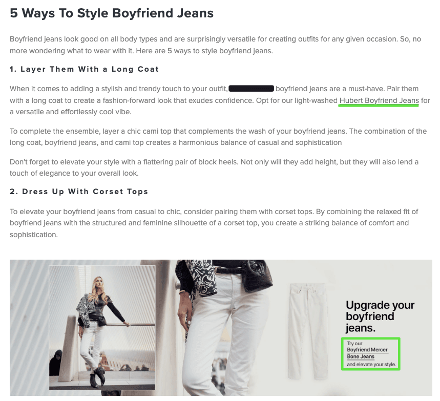 Create Style Guides Featuring Links to Appropriate Products